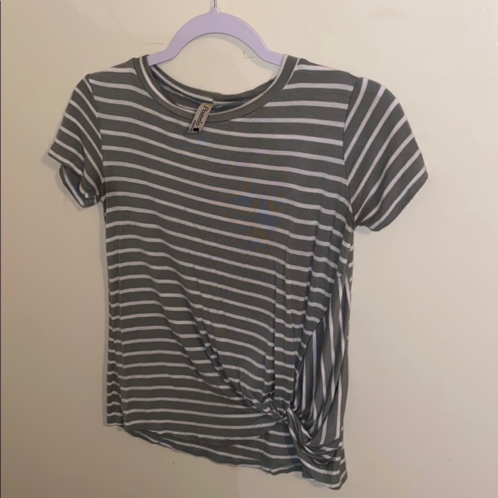 stripped tee